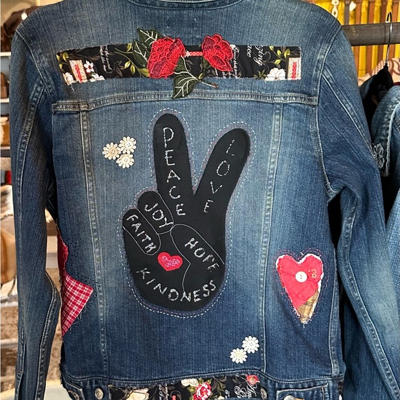 Denim Patchwork Jacket - Picture 2 of 2